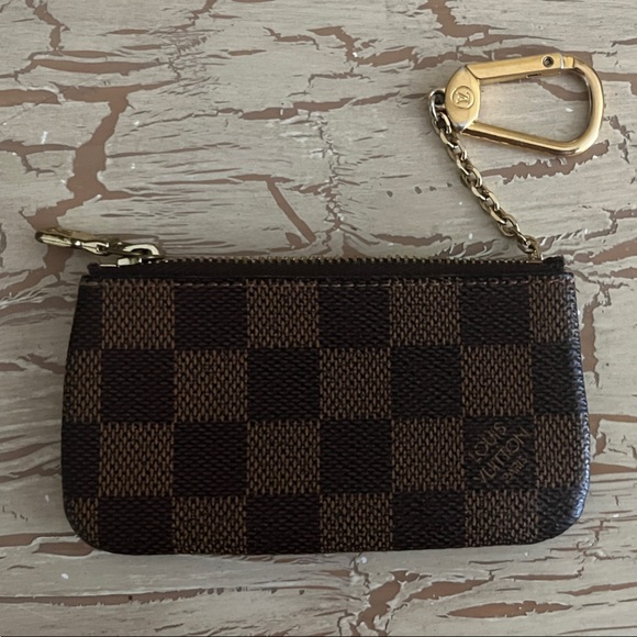 Louis Vuitton Brown and Gold Key & Card Holder - Picture 1 of 3